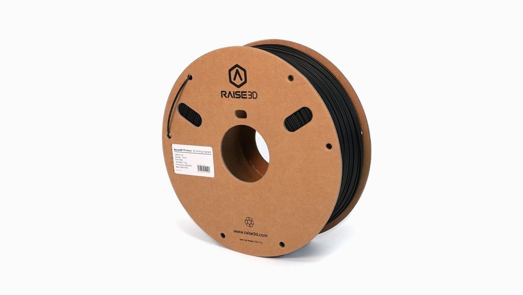 Raise3D 1.75 mm Black PLA 3D Printer Filament, 1 kg