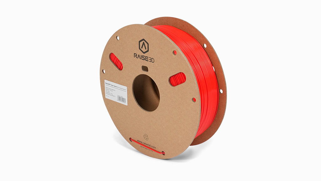 Raise3D 1.75 mm Red PLA 3D Printer Filament, 1 kg