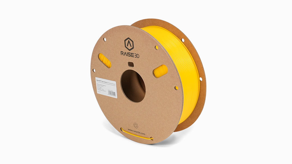 Raise3D 1.75 mm Yellow PLA 3D Printer Filament, 1 kg