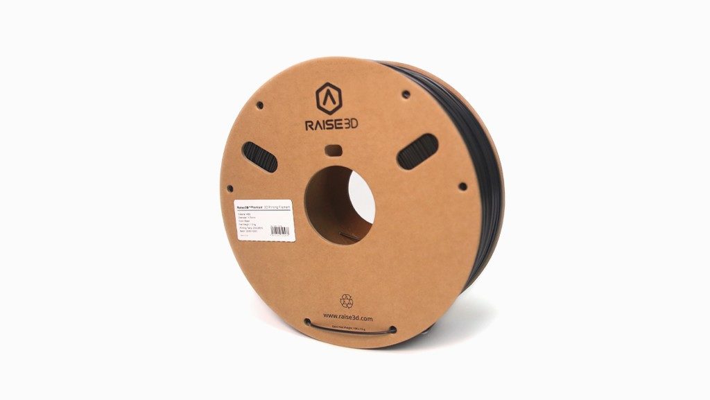 Raise3D 1.75 mm Black ABS 3D Printer Filament, 1 kg