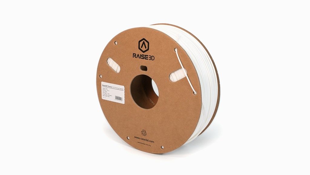 Raise3D 1.75 mm White ABS 3D Printer Filament, 1 kg