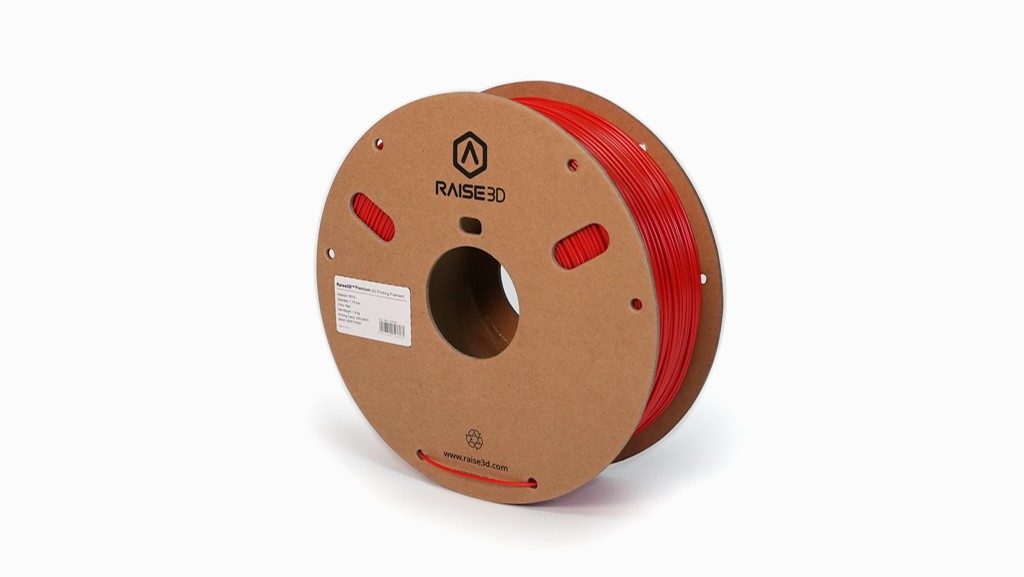 Raise3D 1.75 mm Red PET-G 3D Printer Filament, 1 kg