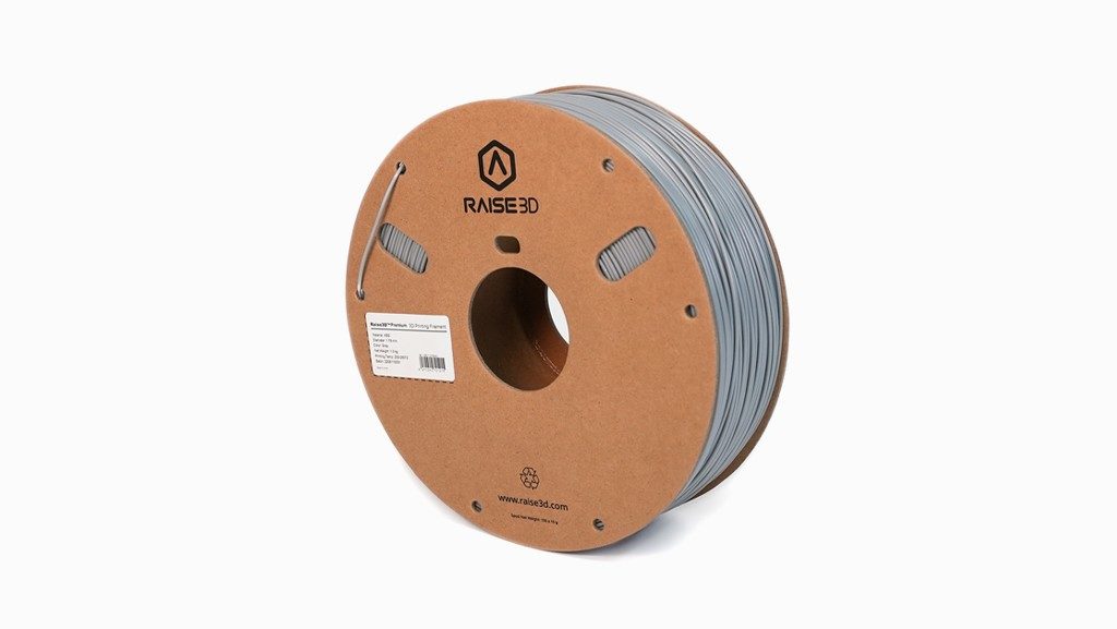 Raise3D 1.75 mm Grey ABS 3D Printer Filament, 1 kg