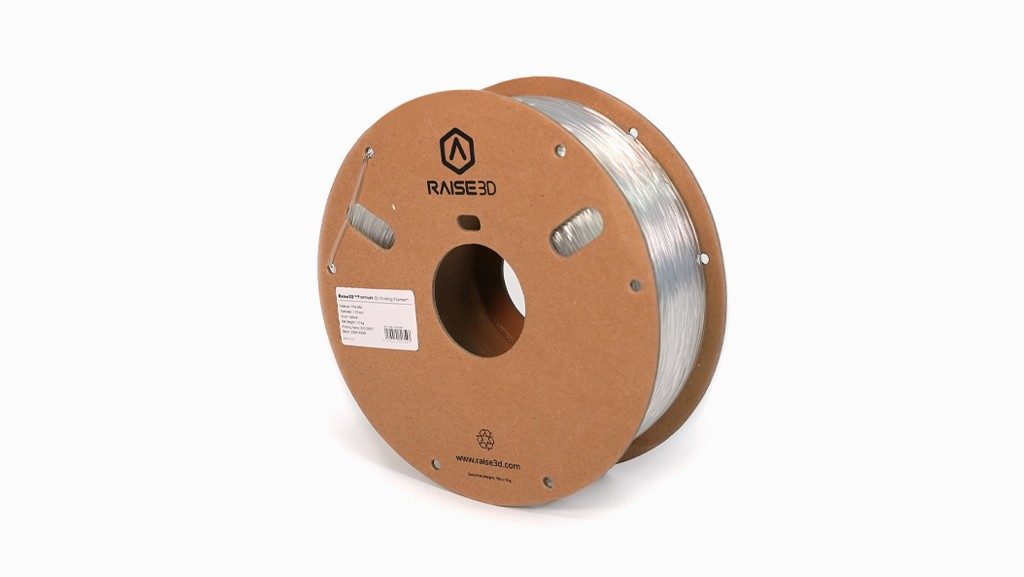 Raise3D 1.75 mm Natural TPU 95A 3D Printer Filament, 1 kg