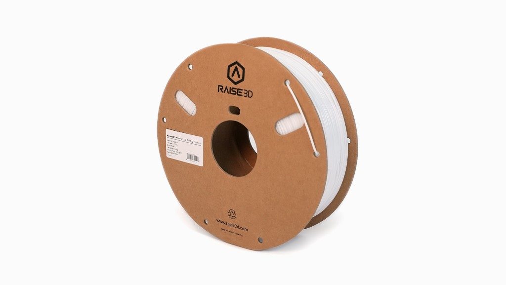 Raise3D 1.75 mm White TPU 95A 3D Printer Filament, 1 kg