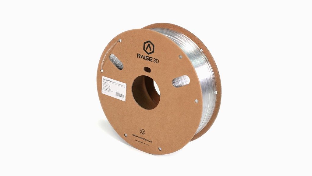 Raise3D 1.75 mm Transparent Polycarbonate 3D Printer Filament, 1 kg