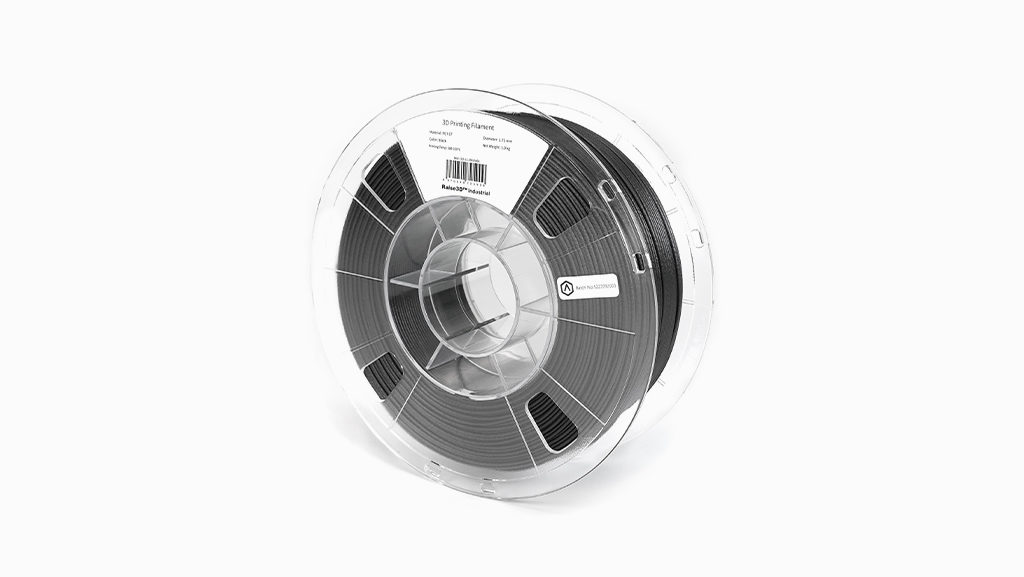Raise3D 1.75 mm Black Polyethylene Terephthalate 3D Printer Filament, 1 kg