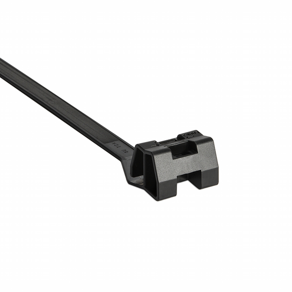 HellermannTyton Cable Tie, Releasable, 270 mm x 12.7mm, Black Polyamide 66