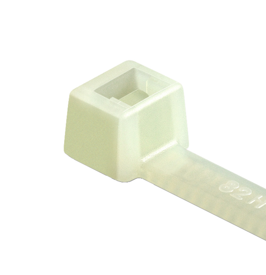 HellermannTyton Cable Tie, Releasable, 150 mm x 4.6mm, Natural Polyamide 66