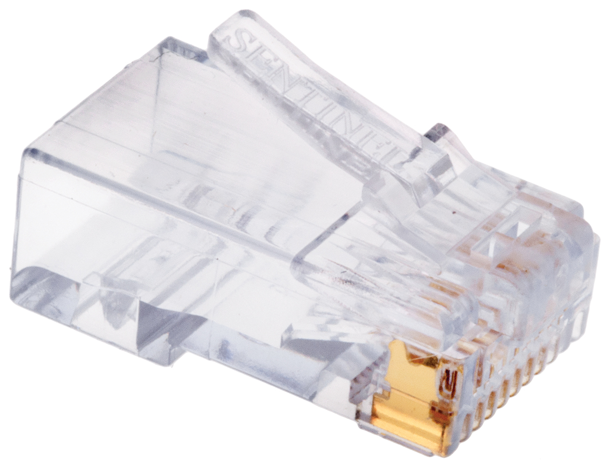 Sentinel 111-0808LB16-34 Series RJ45 Connector Male, Cable, Cat5e Unshielded Straight 1 Port 8 Way