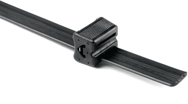 HellermannTyton Cable Tie, Non-Releasable, 15.75 mm x 20.3mm, Black Polyacetal