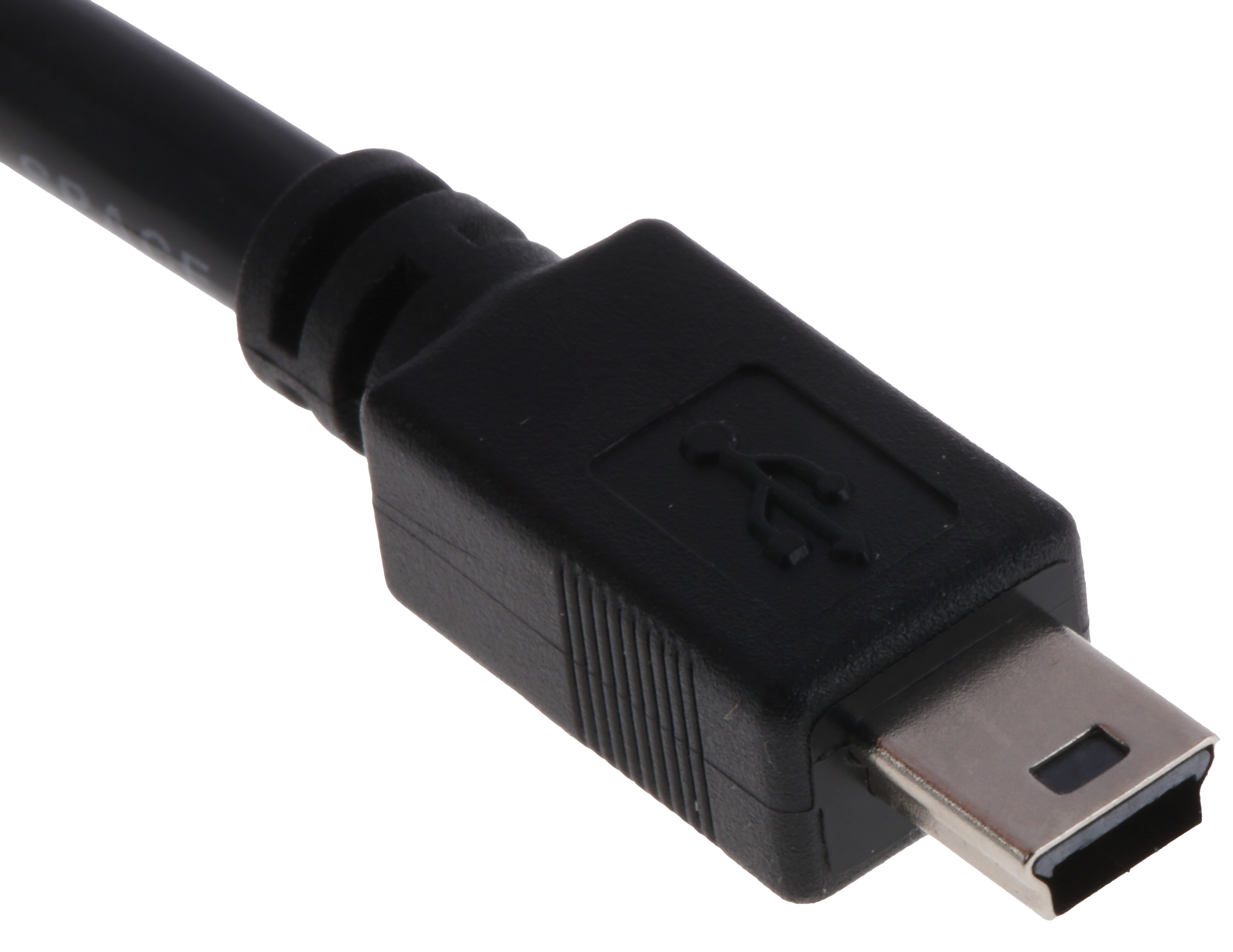 111-6755 RS PRO USB Cable, Male Mini USB Type B to Female Mini USB Type B, Black, 200 mm