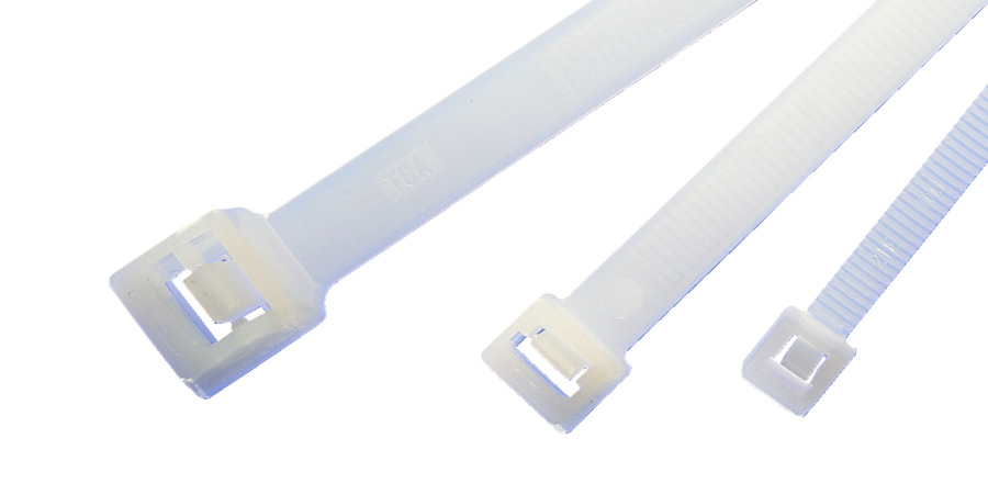 HellermannTyton Cable Tie, Releasable, 340 mm x 7.6mm, Natural Polyamide 66