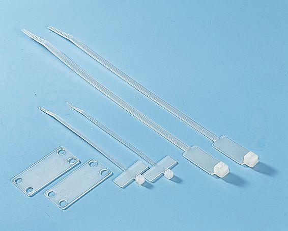 HellermannTyton Cable Tie, Inside Serrated, 205 mm x 46mm, Natural Polyamide 66