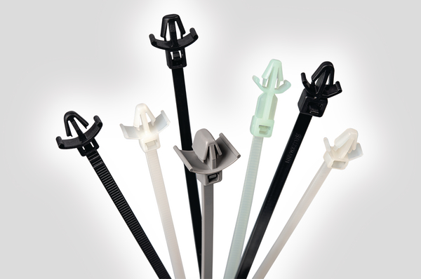 HellermannTyton Cable Tie, Releasable, 135 mm x 4.6mm, Grey Polyamide