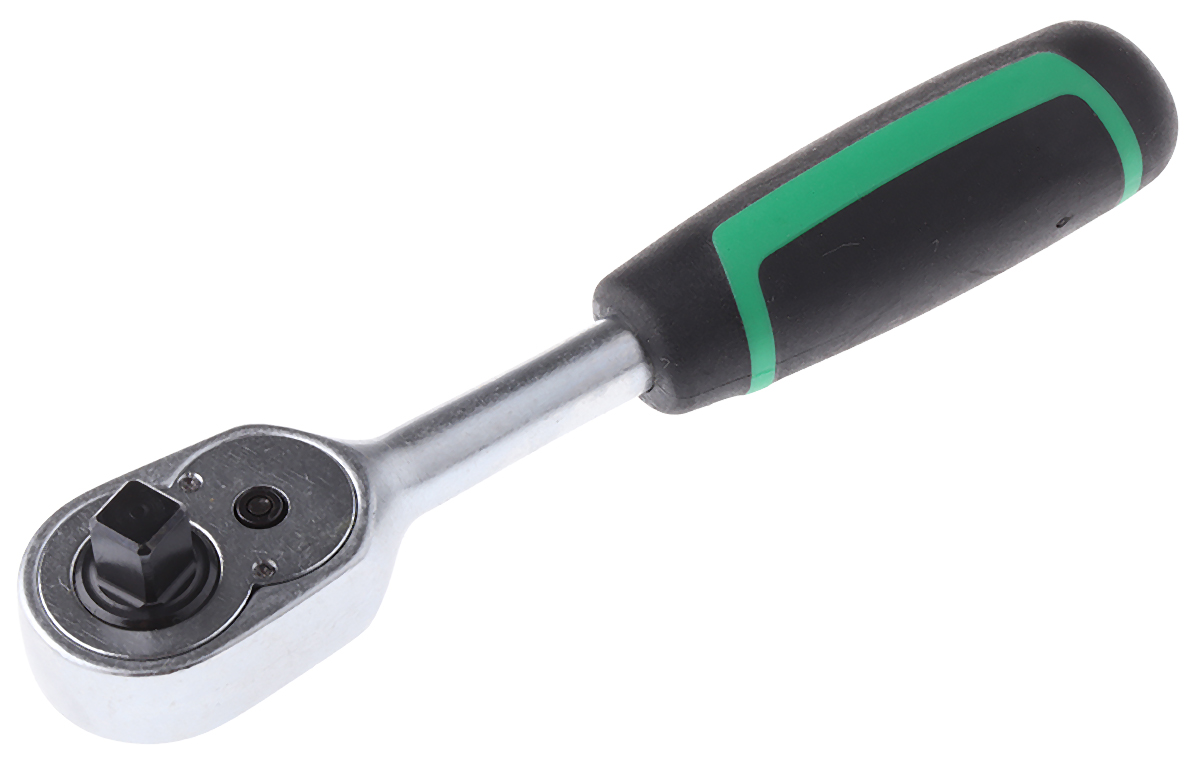 STAHLWILLE 1/4 in Ratchet with Ratchet Handle, 117mm Overall