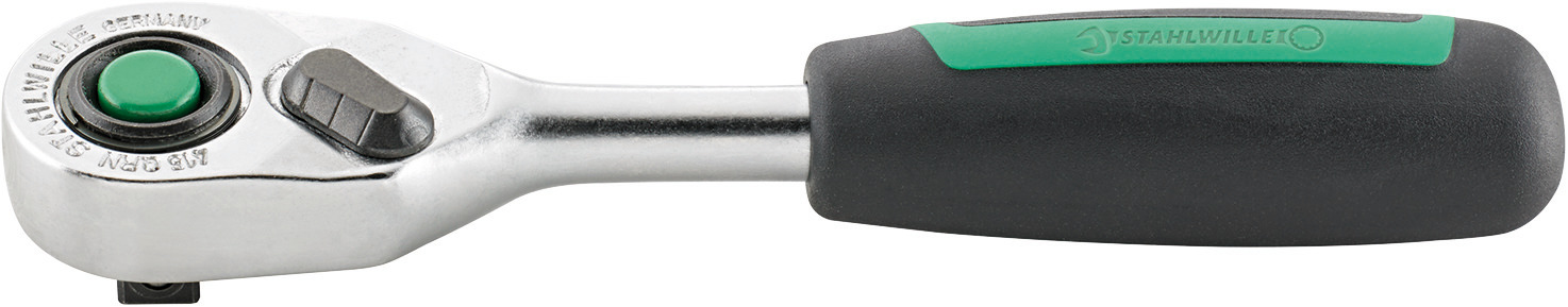 STAHLWILLE 1/4 in Ratchet with Ratchet Handle, 117mm Overall