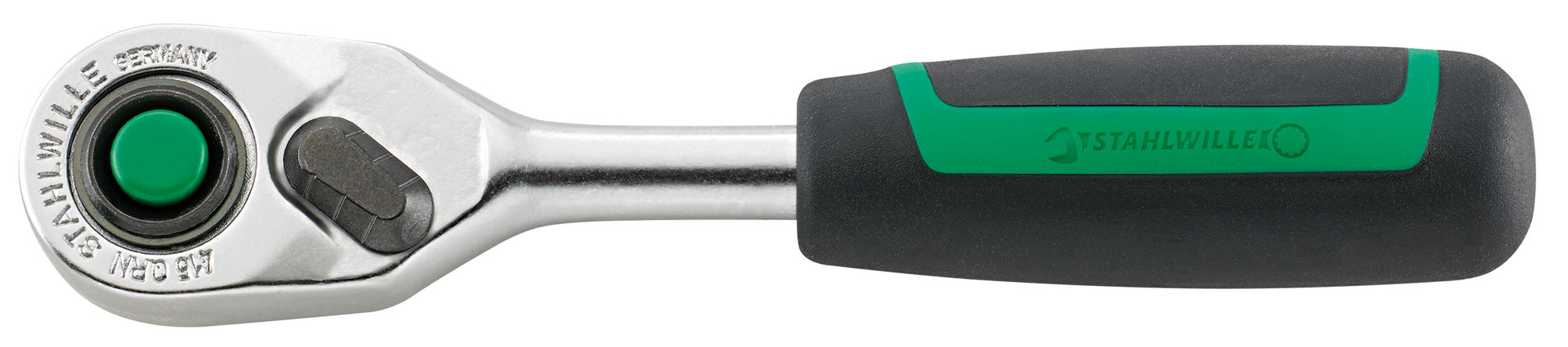 11111020 STAHLWILLE 1/4 in Ratchet with Ratchet Handle, 117mm Overall