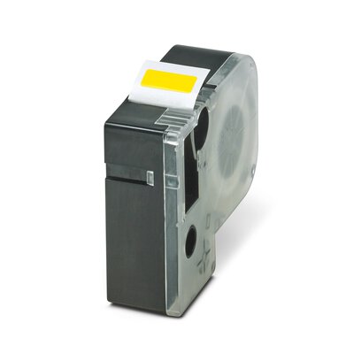Phoenix Contact Yellow on Black, Yellow Label, 20 mm Width, 8 mm Label Length, 20 mm Label Width