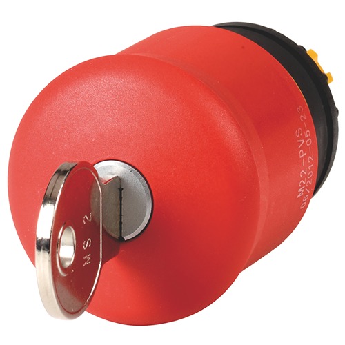 Eaton M22 Series, Key Release, Emergency Stop Push Button Head