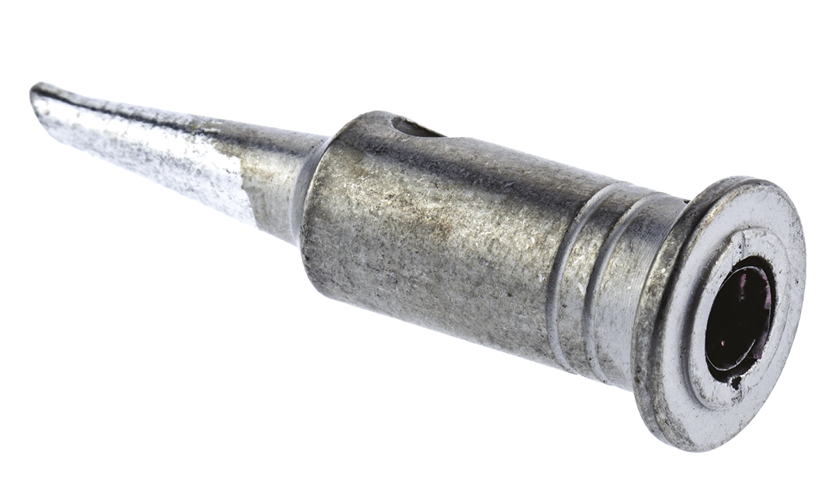 11188310 Antex 2.4 mm Straight Hoof Soldering Iron Tip for use with Gascat 120P