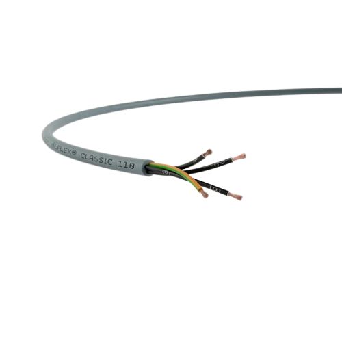 Lapp YY Control Cable, 12 Cores, 0.75 mm² CSA 18 AWG, Unscreened, 50 m, Grey Polyvinyl Chloride Sheath