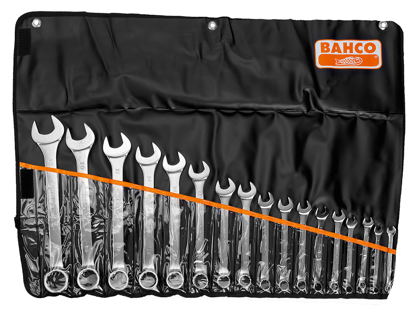111m17tl Bahco 17-Piece Spanner Set, 8 To 32 mm, Alloy Steel