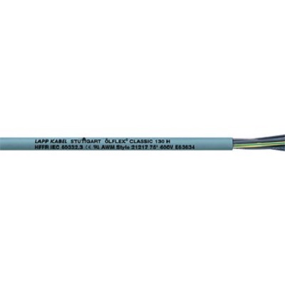 1123047 Lapp YY Control Cable, 12 Cores, 0.75 mm² CSA 18 AWG, Unscreened, 50 m, Grey Zero Halogen Sheath