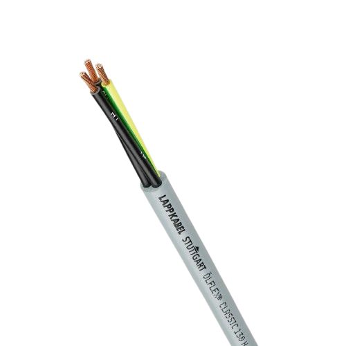 Lapp YY Control Cable, 4 Cores, 1 mm² CSA 17 AWG, Unscreened, 50 m, Grey Zero Halogen Sheath