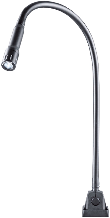 Waldmann LED Machine Light, 3 W, 240V ac, Flexible, IP67, 600 mm Reach, 600 mm Arm Length, 3 m, 600 mm