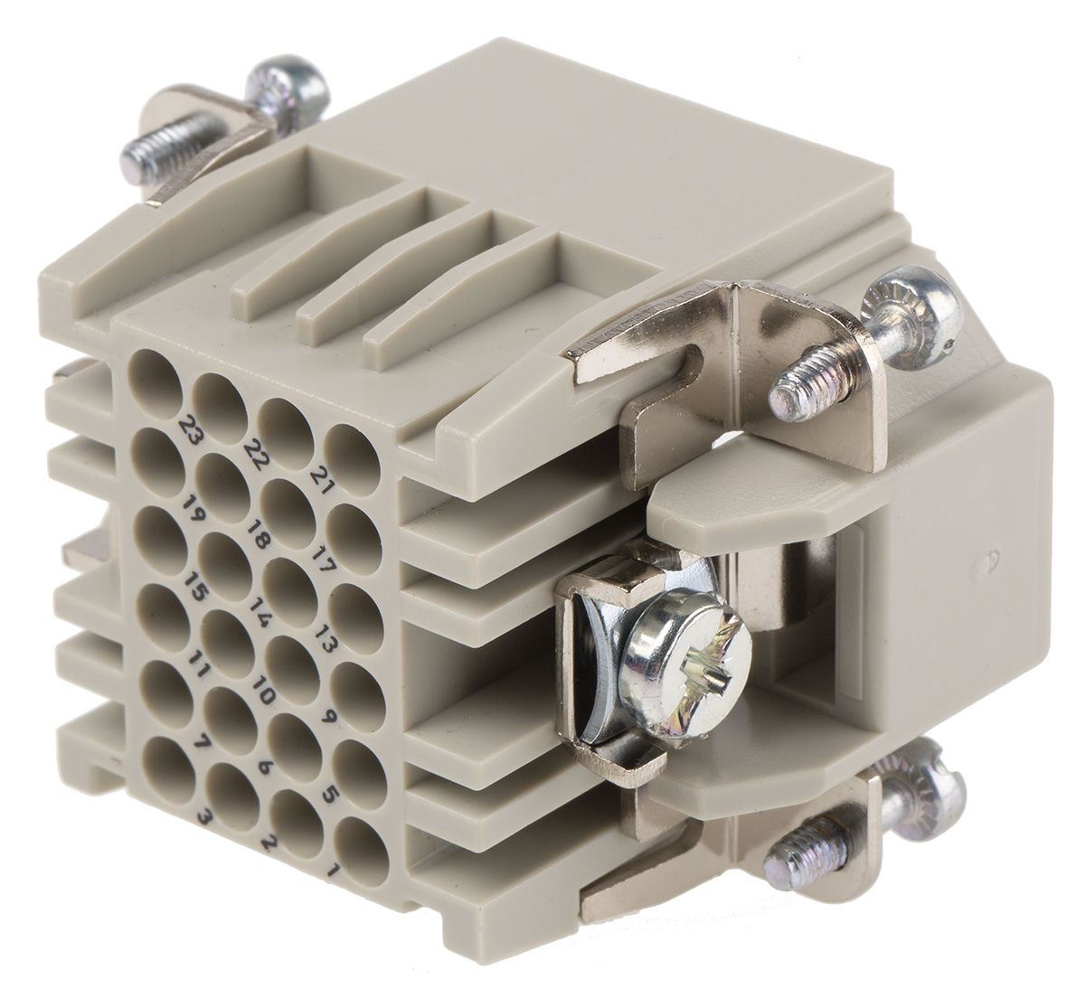 11285000 EPIC Heavy Duty Power Connector Insert, 10A, HDD Series Male, 25 Contacts