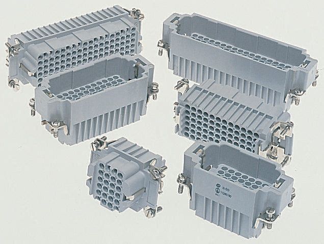 EPIC Heavy Duty Power Connector Insert, 8.5A, HDD Series Female, 108 Contacts