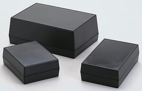 Serpac STD Series Black ABS Enclosure, IP40 50.9 mm, 91.7 mm, 57.7 mm