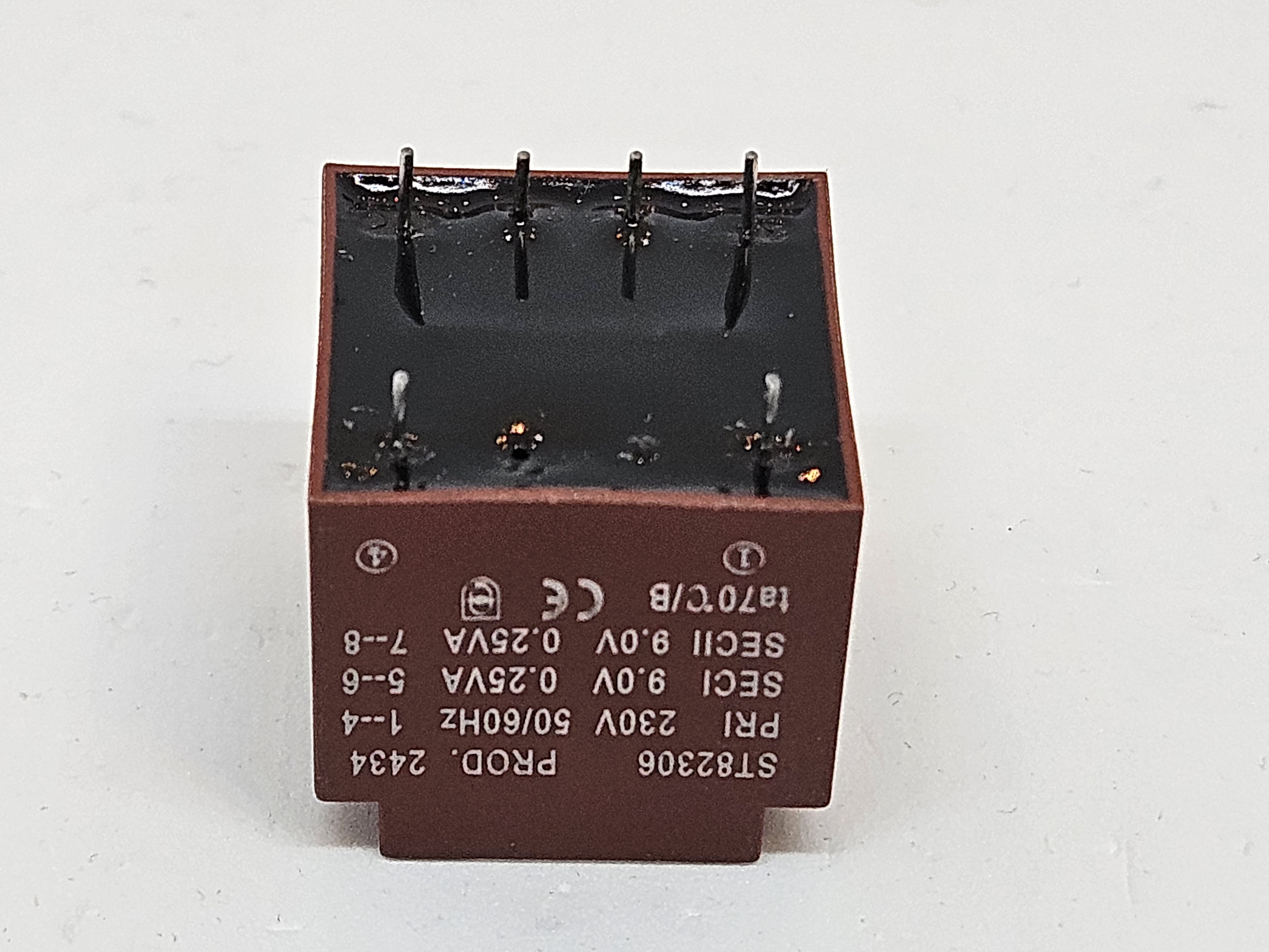 113-952 RS PRO 2x9 V ac 1 Output PCB PCB Transformer, IEC/BS/EN 61558-1 AS/NZS 61558.1 IEC/BS/EN 61558-2-6 AS/NZS 61558.2.6 16