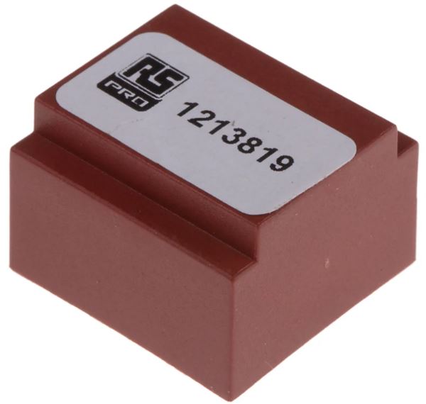 RS PRO 12 V ac 1 Output PCB PCB Transformer, IEC/BS/EN 61558-1 AS/NZS 61558.1 IEC/BS/EN 61558-2-6 AS/NZS 61558.2.6 16 VA
