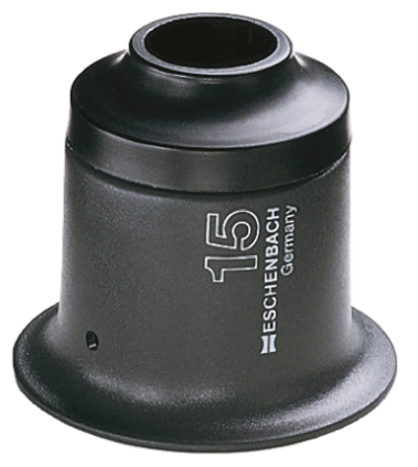 Eschenbach Magnifier, 15x x Magnification, 13 mm Diameter