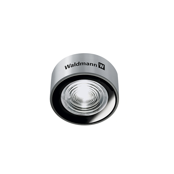 Waldmann 763 3pol with ca LED Machine Light, 5.5 W, 32V dc, IP67, 0.15 m, 37 mm