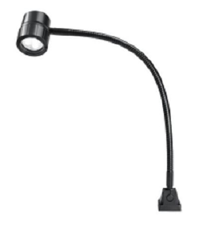 Waldmann SLF LED Machine Light, 5 W, 26V dc, Flexible, IP67, 350 mm Reach, 600 mm Arm Length, 3 m