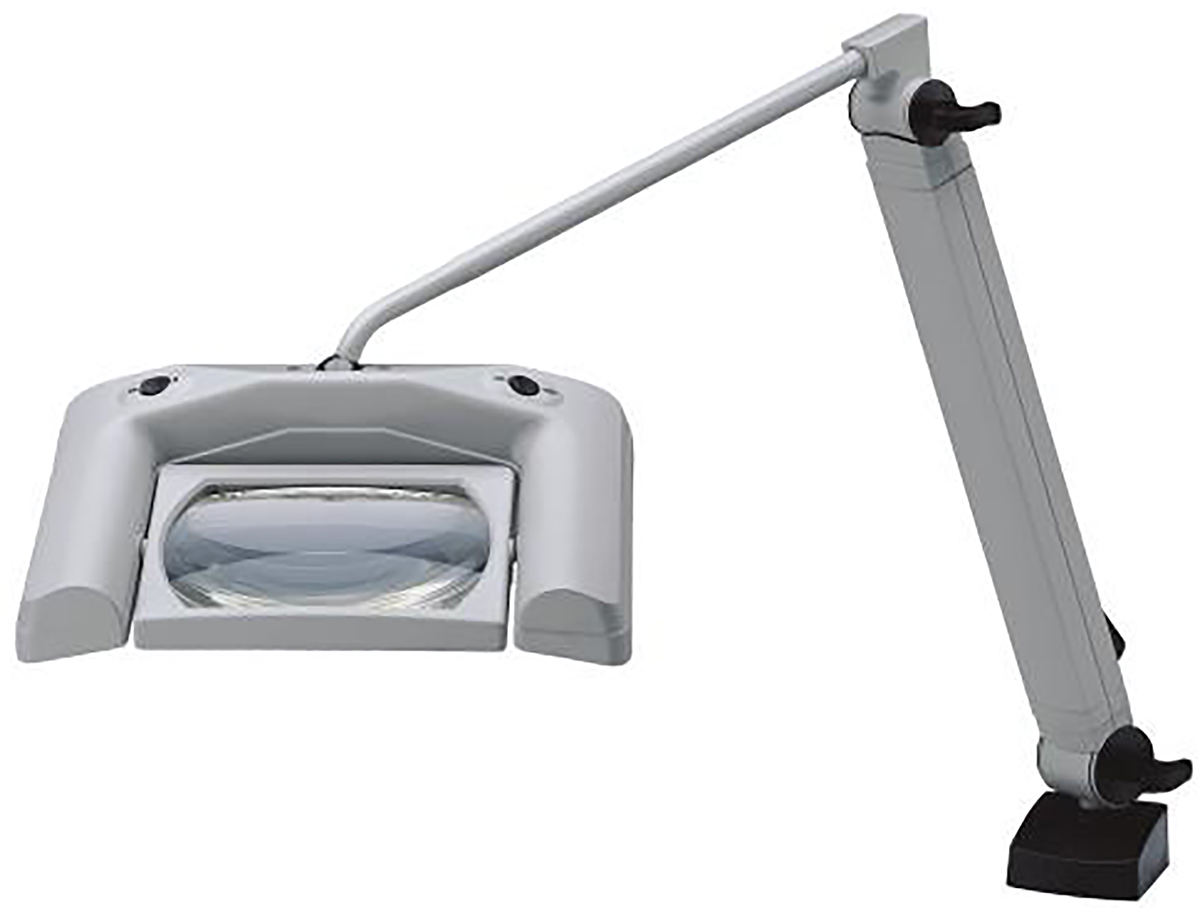 Waldmann LED Machine Light Magnifying Lamp, 162 x 105 mm Lens