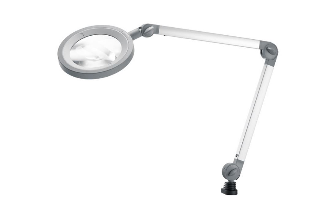 Waldmann 113525000-00698859 LED Magnifying Lamp with Magnifying Lens, 160 mm Lens Dia., 160 mm Lens