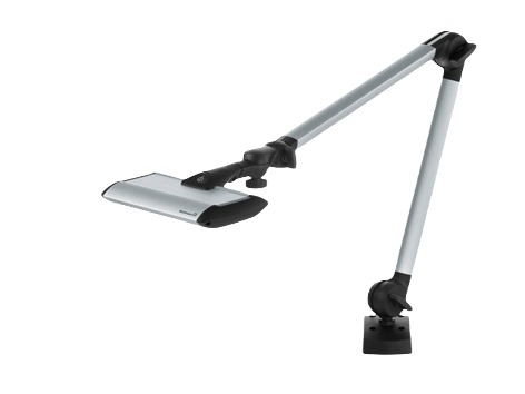 Waldmann LED Ceiling Fitting Work Light 70 Lm/W, 700 lm, CEE Plug, 240V ac, IP20