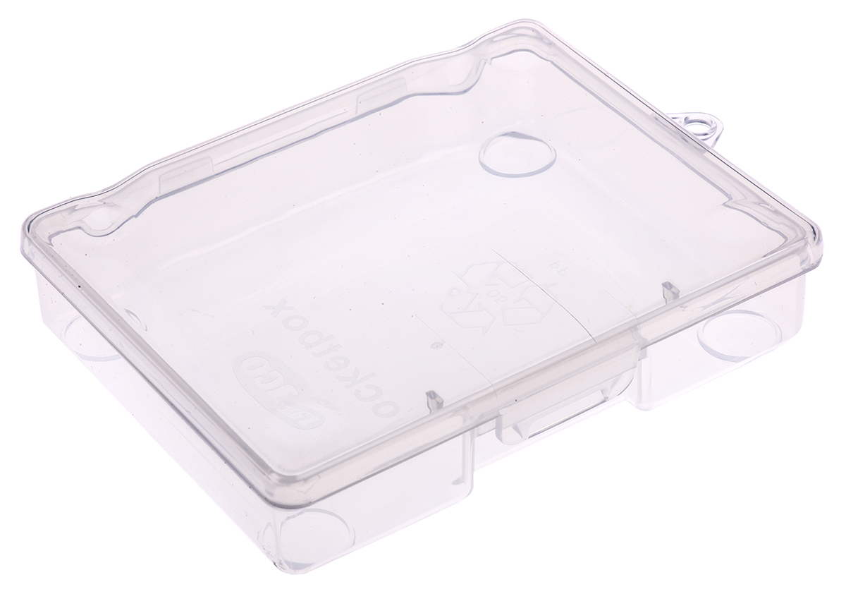 Raaco Transparent Polypropylene Adjustable Compartments Compartment Box, 27 mm x 119mm x 95 mm