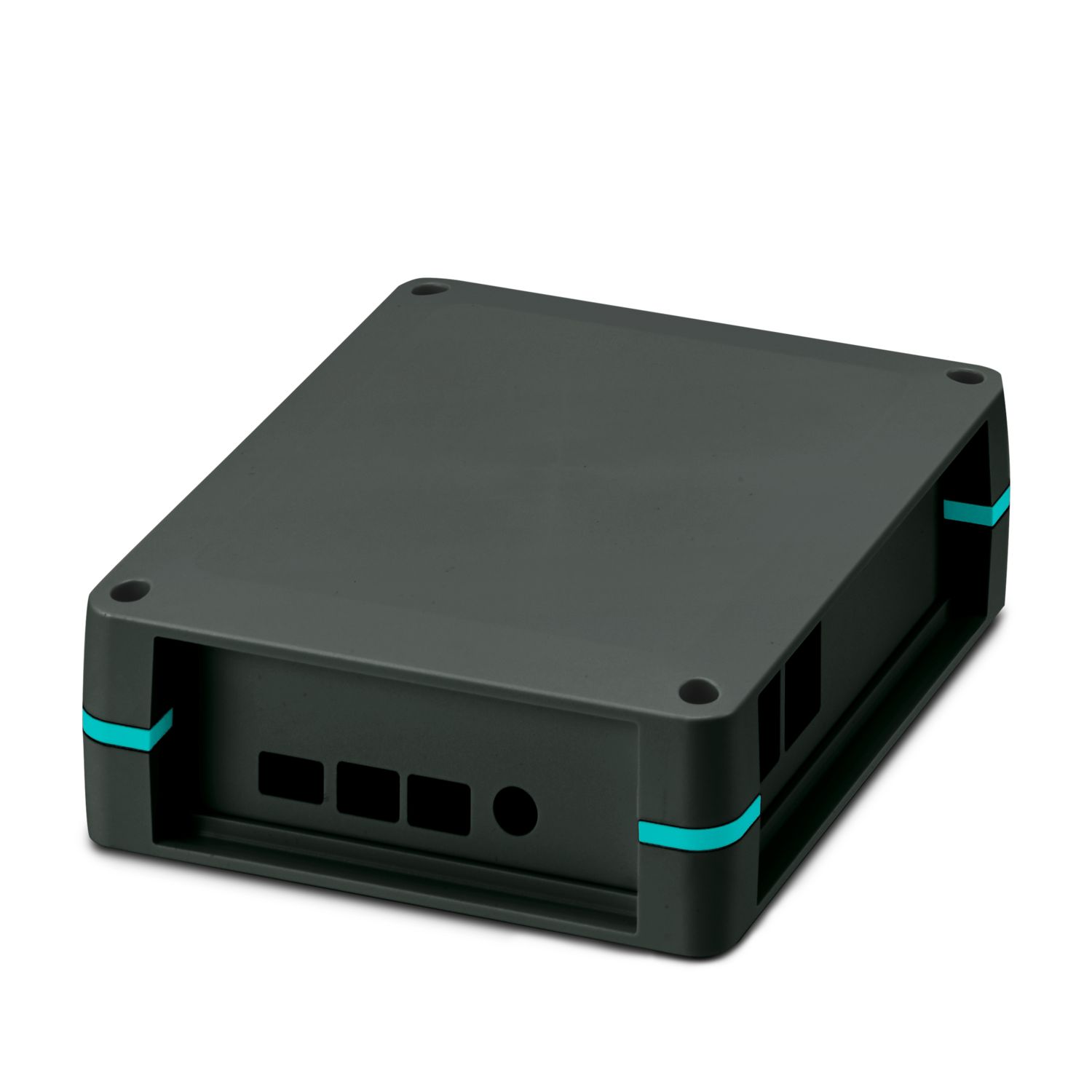 Phoenix Contact Polycarbonate Raspberry Pi Case for use with Raspberry Pi Printed-circuit Boards in Black