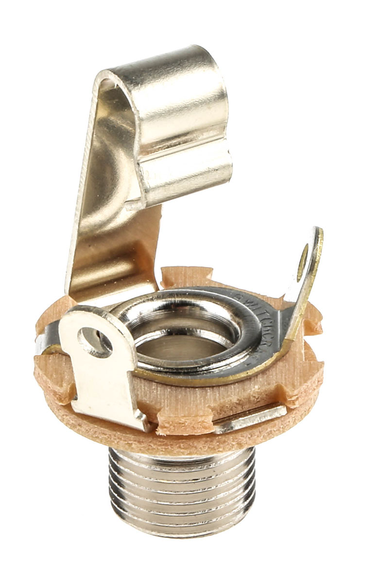 Switchcraft Jack Connector 6.35 mm Panel Mount Female 2 Mono Solder