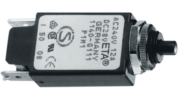 ETA 1140G 1140 Circuit Breaker - 1-Pole, 10A Current Rating, 2 kA, 240V ac