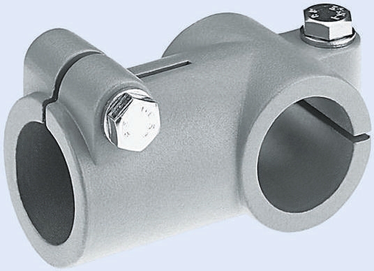 Rose+Krieger M6 Angle Clamp, Connecting Component, Strut Profile 40 mm, Round Tube Size 40.15 mm