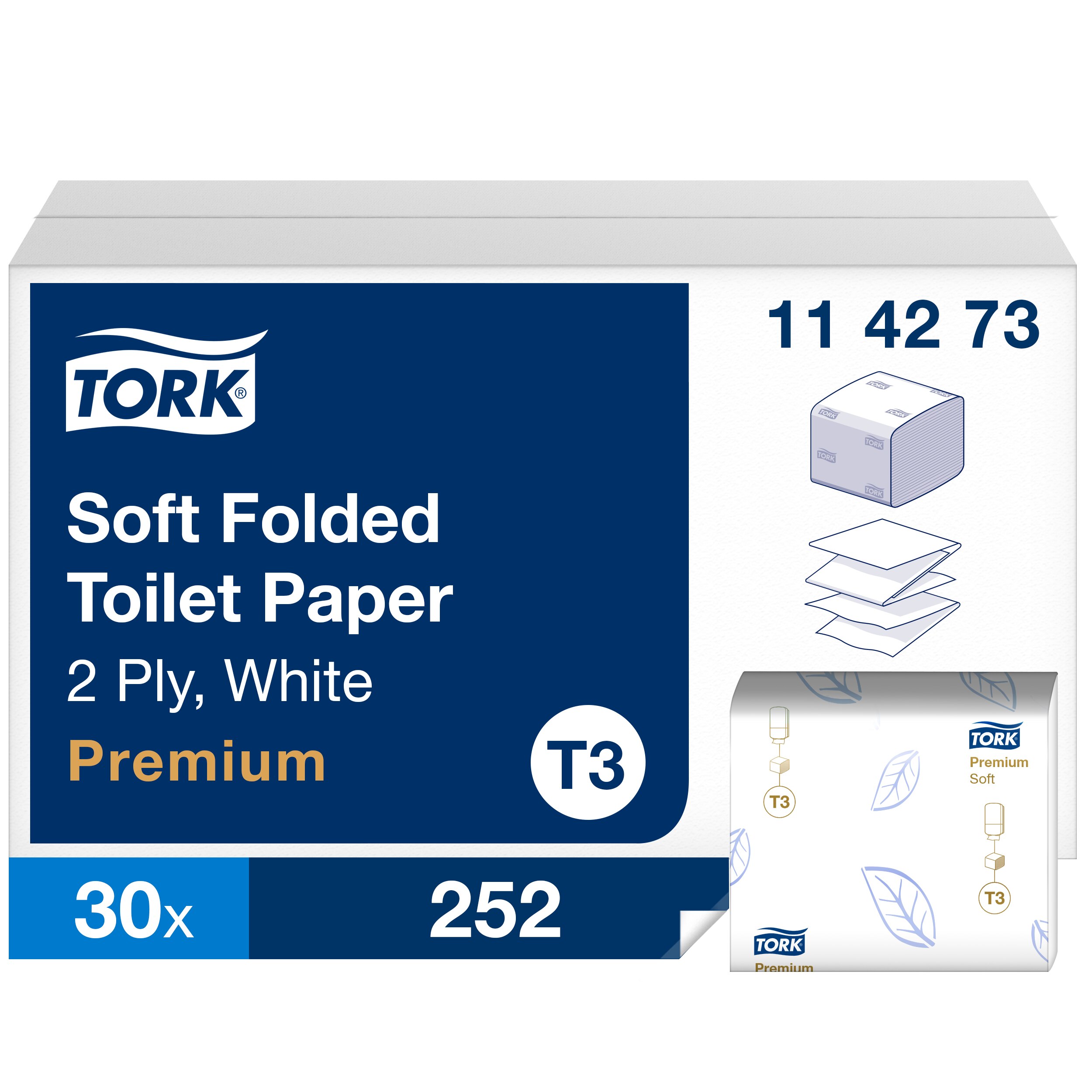 Tork 252 Sheets Toilet Roll, 2
