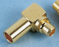 binder MMCX Series Cable Male MCX, 50 Ω, Straight Body Crimp