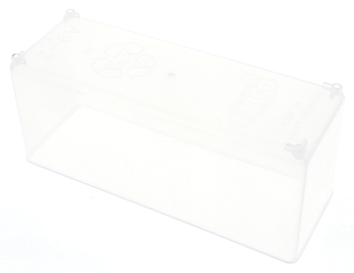 Raaco 1 Cell Transparent Polypropylene Compartment Box, 47 mm x 39mm x 109 mm