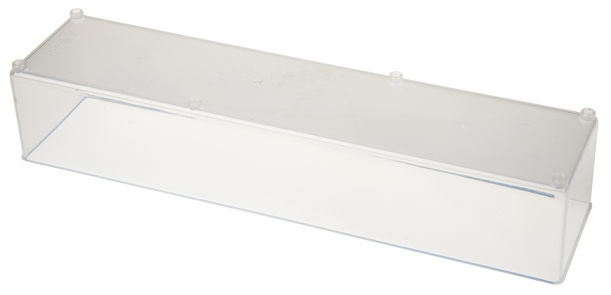 Raaco Transparent Polypropylene Compartment Box, 47 mm x 55mm x 235 mm